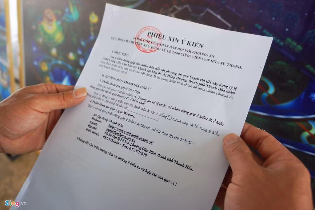 Việc trưng bày mô hình, lấy ý kiến nhân dân về đồ án quy hoạch chi tiết tỷ lệ 1/500 Công viên văn hóa xứ Thanh sẽ diễn ra đến ngày 25/2. Tỉnh Thanh Hoá đang kêu gọi các doanh nghiệp lớn, các tập đoàn kinh tế uy tín có kinh nghiệm vào đầu tư xây dựng và quản lý, vận hành, khai thác hiệu quả công trình này.