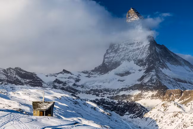 Matterhorn nhìn từ Riffelberg.