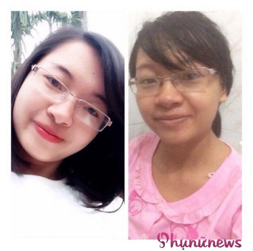 Nhan sac gay soc cua co gai Ha Noi truoc va sau sinh-Hinh-2