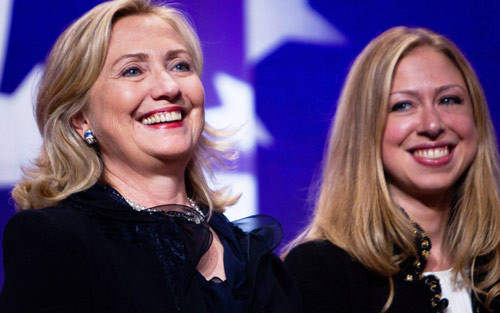 Chelsea Clinton kết hôn vào năm sau đó (2010).