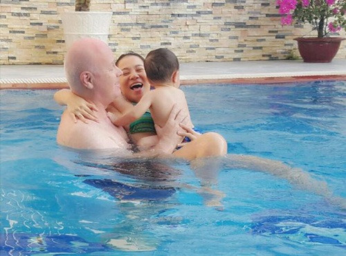 Tổ ấm hạnh phúc hiện tại của gia đình Thu Minh.