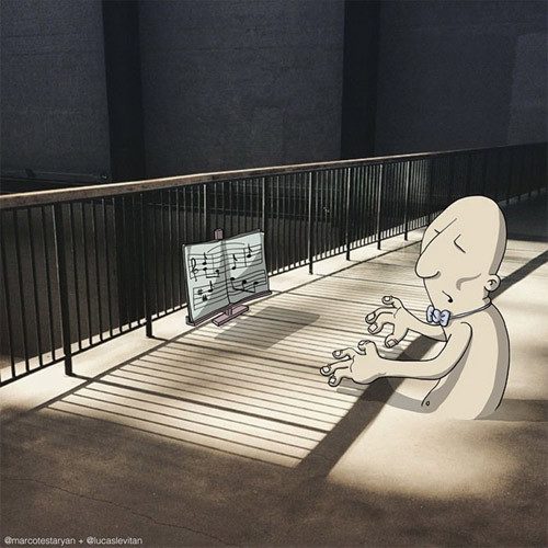 Bình minh đón chào, cho một bản nhạc lãng mạn thôi!