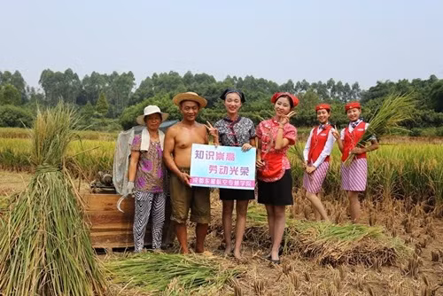 Sở dĩ những tiếp viên hàng không xinh đẹp tưởng như tay không làm việc nặng, chân không lấm bùn lại được yêu cầu đi gặt lúa là vì theo tiêu chuẩn đào tạo của Học viện hàng không Thành Đô, tất cả những tiếp viên hàng không đều phải trải nghiệm cảm giác lao động chân tay gian khổ. Chỉ có trải qua khó khăn khi lao động nặng, những tiếp viên này mới có thể chịu được áp lực làm việc cường độ cao khi phục vụ hành khách trên máy bay.