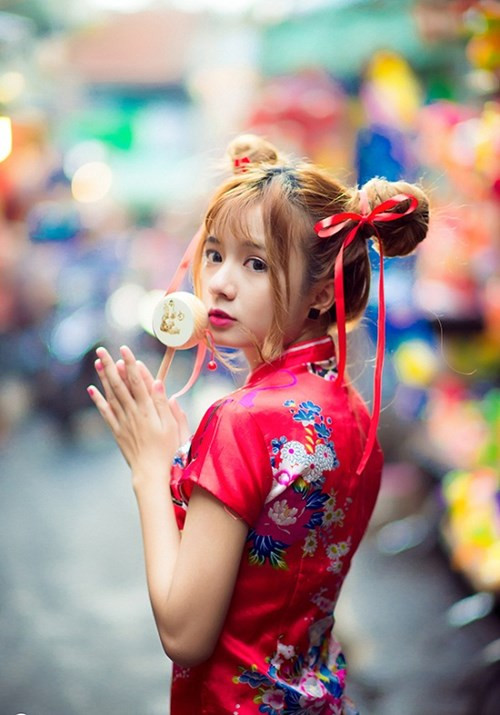 Những hình ảnh thể hiện tính cách năng động, trẻ trung song cũng không kém phần dễ thương của cô nàng 9X.