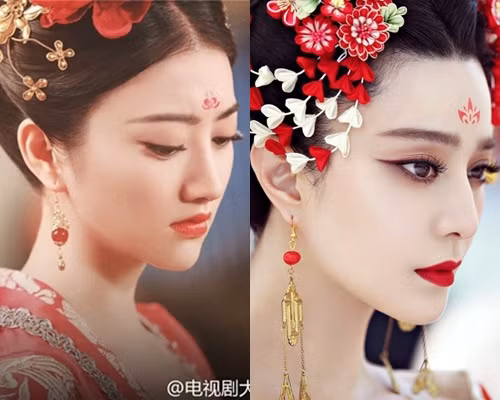 Vẻ đẹp của Cảnh Điềm được đánh giá xuất sắc hơn tạo hình của Phạm Băng Băng trong Võ Mỵ Nương.