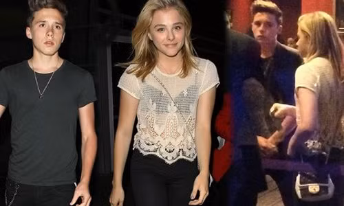 Brooklyn Beckham và Chloe Moretz.