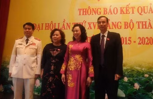 4 Phó Bí thư Thành ủy Hà Nội khóa 16, nhiệm kỳ 2015 - 2020.