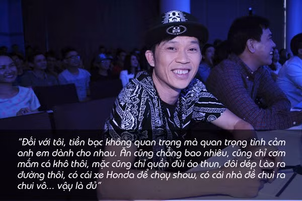 Hoài Linh luôn đặt cái nghĩa, cái tình lên trên hết.