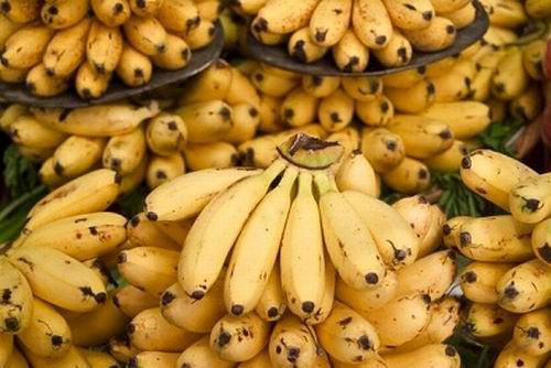 3. Chuối Chuối không chỉ tốt cho sức khỏe, giảm cân mà ăn chuối giúp nuôi dưỡng da từ sâu bên trong nữa nhé. Thành phần của chuối rất dồi dào vitamin B6 giúp tăng cường sự trao đổi chất, thải độc cho cơ thể và giúp da trắng dần lên theo từng ngày. Hãy ăn 1 quả chuối mỗi ngày để có làn da trắng hồng tự nhiên. 