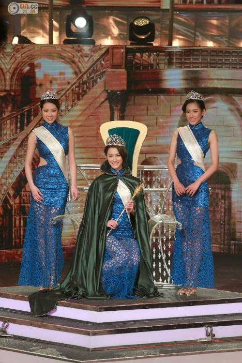 Người đẹp Chu Á Lâm đăng quang Hoa hậu Quốc tế Trung Quốc, hai Á hậu là Trần Thư Phi và Quý Phân.