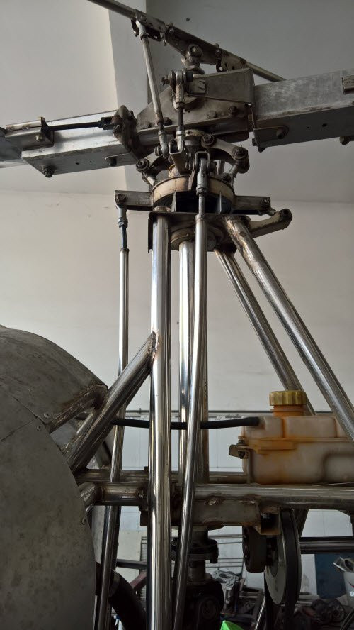 Hệ thống truyền tải lực quay của động cơ lên cánh quạt.