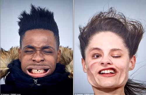 Công ty Hashtag đã lắp đặt các buồng tạo gió mạnh tại nhiều thành phố ở Anh để mọi người có thể thử chụp ảnh “tự sướng” khuôn mặt.