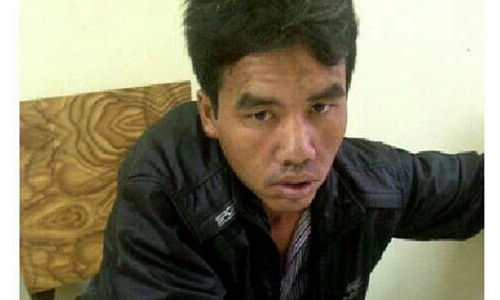 Nguyễn Văn Hải tại cơ quan điều tra. Ảnh: Đặng Nguyễn.