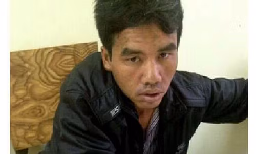 Nguyễn Văn Hải tại cơ quan điều tra. Ảnh: Đặng Nguyễn.