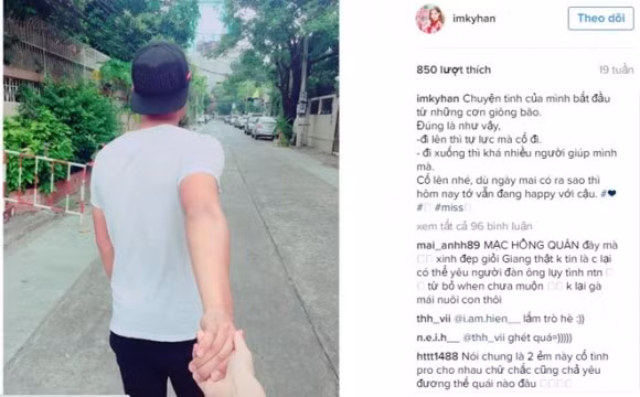 Tại thời điểm công khai mối quan hệ, Mạc Hồng Quân vừa chia tay bạn gái Ly Kute. Chính vì thế, người mẫu Kỳ Hân hứng chịu không ít búa rìu dư luận. Nhiều người chỉ trích cô là kẻ xấu tính, cướp chồng người khác. Nữ người mẫu chia sẻ: "Chuyện tình của mình bắt đầu từ những cơn giông bão... Cố lên nhé, dù ngày mai có ra sao thì hôm nay tớ vẫn đang happy với cậu".