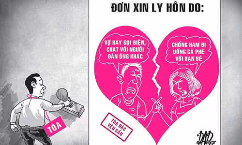 “Do khoc do cuoi” nhung vu ly hon vi ly do khong ngo