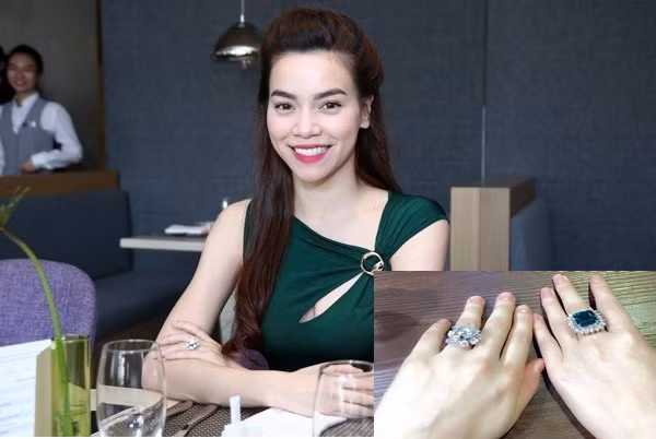 Hồ Ngọc Hà cũng vướng phải tin đồn được bạn trai đại gia tặng nhẫn kim cương trị giá 21 tỷ, nhà sang cùng nhiều món đồ đắt tiền khác.