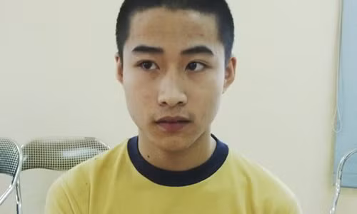 Đối tượng Nguyễn Huy Hoàn bị bắt giữ.