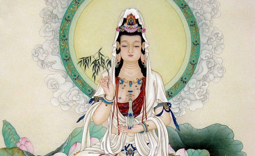 Nam mô trú dạ tuần vô tổn hoại, Quan Âm Như Lai thệ diệt tam đồ nguyện.