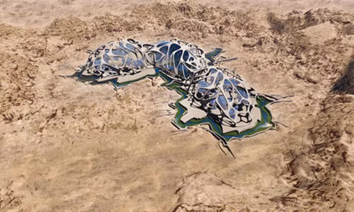 To mo nhung du an thanh pho sieu tinh vi tren sao Hoa