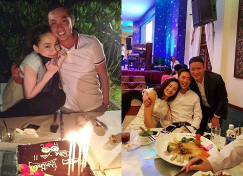 Khi ở bên Hạ Vi, người ta thấy Cường đô la đẹp trai chững chạc và phong độ hơn rất nhiều.