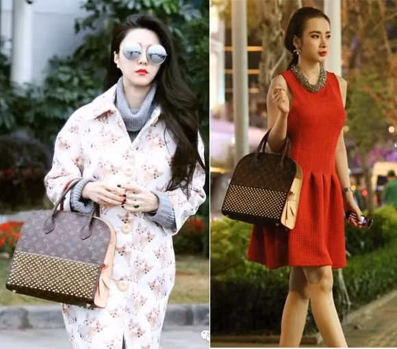 Phạm Băng Băng cũng sở hữu túi Louis Vuitton như Angela Phương Trinh.