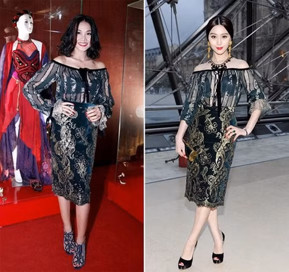 Thanh Hằng và bạn gái Lý Thần khi "mặc chung" váy của thương hiệu Salvatore