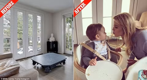 Cánh cửa nhìn ra ngoài đã được thay kính mờ.