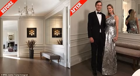 Chiếc ghế đặt ở tấm gương cũng đã thay đổi.