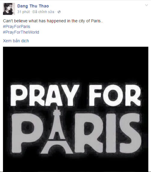 Hoa hậu Đặng Thu Thảo hoang mang trước nỗi đau "Paris ngày thứ Sáu".