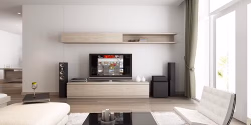 Phòng khách trang nhã sát cửa sổ đón nhiều nắng và gió.