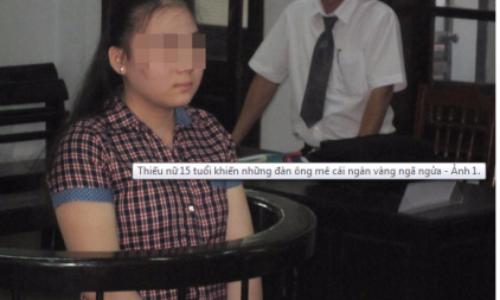 Bị cáo Hằng tại tòa.