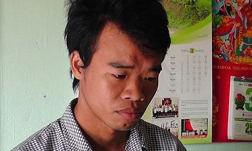 Bùi Văn Cảnh tại cơ quan điều tra.