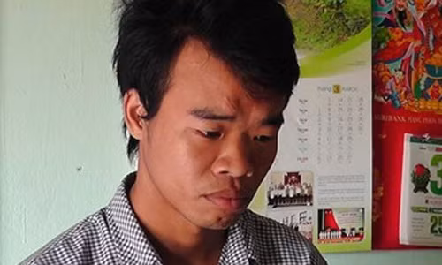 Bùi Văn Cảnh tại cơ quan điều tra.