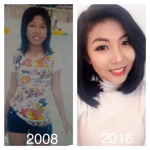 Sau 8 năm cô ấy đã hoàn toàn thay đổi.