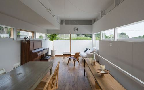 Không gian mở được kiến trúc sư chú trọng trong toàn bộ ngôi nhà.