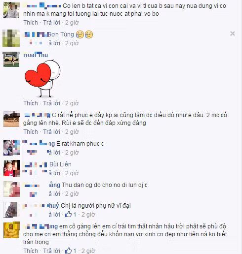 Những bình luận bày tỏ sự bức xúc về ông chồng của cộng đồng mạng.