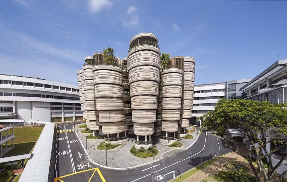 Đại học công nghệ Nanyang ở Singapore là một minh chứng cho thiết kế xanh hiện đại. (Nguồn: Techinsider)