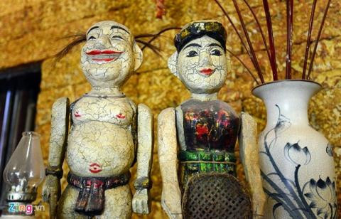 Đồ trang trí đậm chất dân gian Việt Nam.