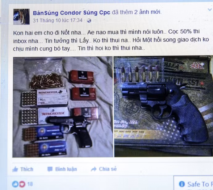 Hiem hoa sung dan rao ban tran lan tren mang