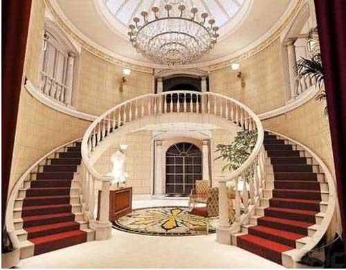 Nội thất xa hoa, mang phong cách hoàng gia trong các căn biệt thự ở Bắc Kinh.