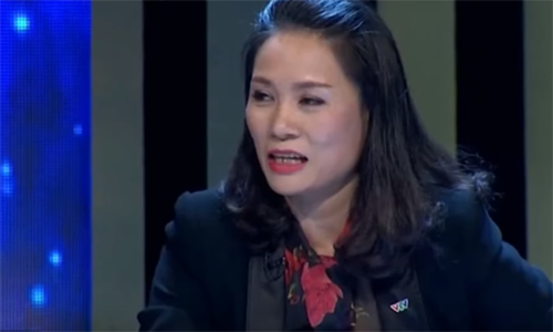 Nhà báo Tạ Bích Loan. Ảnh chụp màn hình.