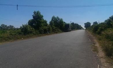 Đoạn đường xảy ra vụ việc (Nguồn ảnh: báo Tây Ninh)