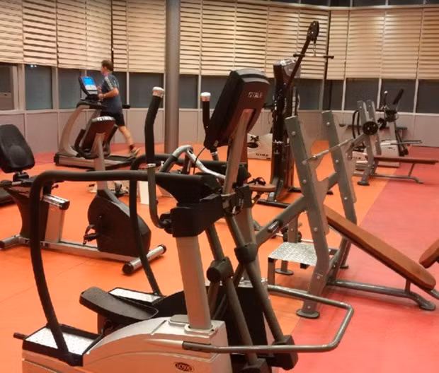 Phòng tập thể lực rất hiện đại. Ảnh: Internet.