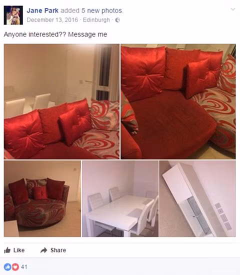 Sau khi trúng 1 triệu bảng Anh (29 tỷ đồng), cô đã mua ngôi nhà ở Prestonpans (Anh). Nhưng hiện nay, cô đang rao bán với giá 189.000 bảng Anh để chuyển về sống với mẹ cho vơi bớt cô đơn.