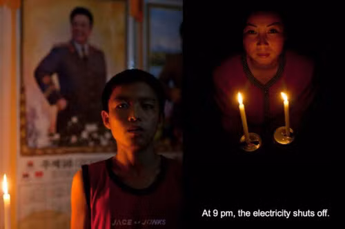 Chum anh Cuoc song tai ngoi lang heo lanh o Trieu Tien