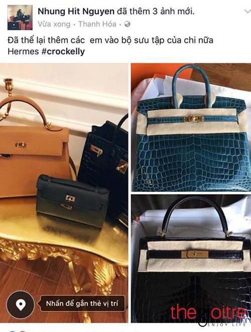 Mới đây trên trang mạng xã hội của Nhung Hít tràn ngập những hình ảnh hạnh phúc cùng chồng ở trời Tây. Cô nàng cũng dành thời gian nghỉ ngơi để mua sắm những món hàng hiệu đắt tiền.