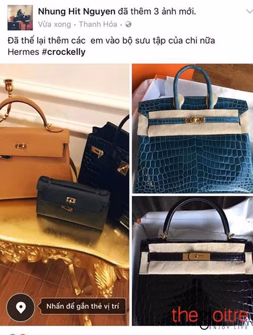 Mới đây trên trang mạng xã hội của Nhung Hít tràn ngập những hình ảnh hạnh phúc cùng chồng ở trời Tây. Cô nàng cũng dành thời gian nghỉ ngơi để mua sắm những món hàng hiệu đắt tiền.