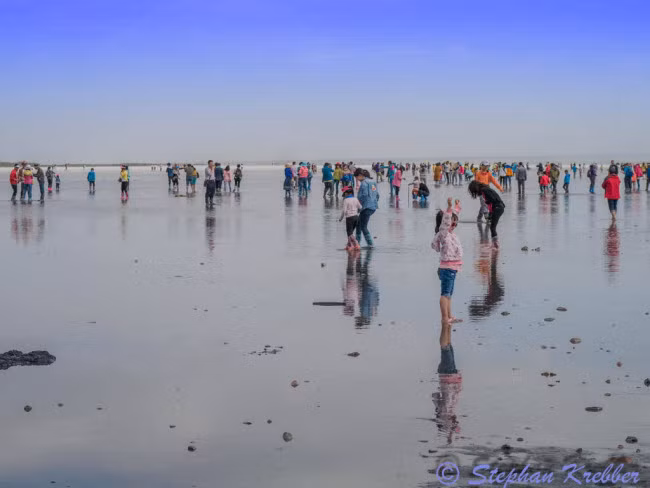 Hoạt động khai thác muối quy mô lớn bắt đầu từ nửa cuối thế kỷ thứ 18. Do trữ lượng lớn, nên việc khai thác dễ dàng bằng cách bóc lớp bùn phủ bề mặt trên hồ.