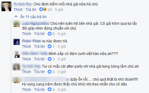Đi ăn cưới Trấn Thành - Hari Won tại nơi sang chảnh bậc nhất TP HCM, các nghệ sĩ Việt, gồm Thu Trang - Tiến Luật, bỏ phong bì bao nhiêu tiền là điều mà nhiều người tò mò muốn biết. Về chuyện này, một người bạn tên Trung hỏi Thu Trang câu tế nhị rằng: "Lỗ 8 triệu hả?". Nữ danh hài không trả lời trực tiếp mà chỉ bấm like và viết: "Hay vậy ta" như ngỏ ý khen dự đoán đúng của Trung. Khi Trung bình luận tiếp là 'Tui biết' thì Thu Trang lại bấm like. Như vậy, Thu Trang - Tiến Luật bỏ phong bì 10 triệu đồng ở đám cưới Trấn Thành - Hari Won và có 2 triệu 'bù lỗ'.